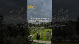 سورة البينة الآيات من 7 إلى 8 بصوت القارئ ماهر المعيقلي #حالات واتس  #quran #shorts