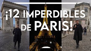 Top 12 atracciones en París, Francia 4K | Vlog de turismo (pa' principiantes)