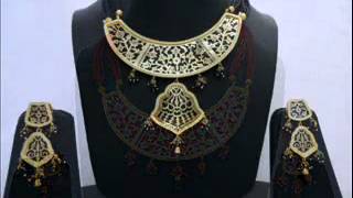 Vatika Jewellers' Rajasthani Imitation Thewa Jewellery