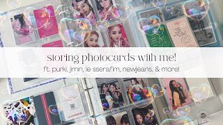 short storing photocards w/ me! ☆ ft. purple kiss, bts, newjeans, le sserafim & more!