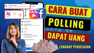 CARA MUDAH MENAMBAHKAN POLLING DI VIDEO REELS FACEBOOK UNTUK DAPAT UANG! | LENGKAP DENGAN PENJELASAN