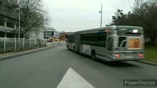 Des Bus en Gare d'Évry-Courcouronnes Centre et Agora .