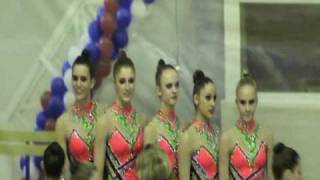 Awarding Ceremony. Groups Seniors 3 Ribbons 2 Ropes. RG WC St-Petersburg 04.04.2010.mp4