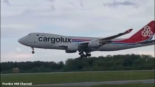 Emergency Landing: Boeing 747 Safely Lands in Luxembourg after Landing Gear Failure