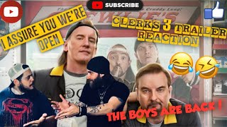 I ASSURE YOU WE’RE OPEN ( NOT EVEN SUPPOSED TO BE HERE TODAY) 😂🤣 CLERKS 3 TRAILER REACTION