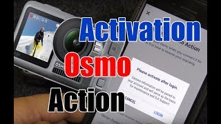 Activating DJI Osmo Action Camera. How to.