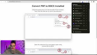 How to change pdf to docx en