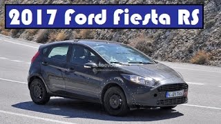 2017 Ford Fiesta RS, first time spied using aggresive body kit