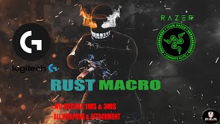 BEST RUST NO RECOIL MACRO FOR LOGITECH & RAZER