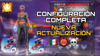 ✅ CONFIGURACION COMPLETA para *FREE FIRE* + SENSIBILIDAD PERFECTA 🎯 NUEVA ACTUALIZACION 2024😱