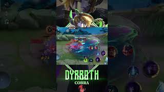 Dyrroth with Petrify🔥 #shorts #ytshorts #shortsfeed2024 #mlbb #shortsviral #shortvideo #moonton