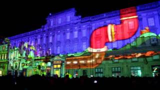 « Sans dessus dessous » - Lyon 8 décembre - Fête des lumières 2016