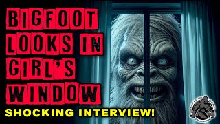 Bigfoot Watches Girl In Her Bedroom - Shocking Interview!!! #bigfoot #scary #shorts