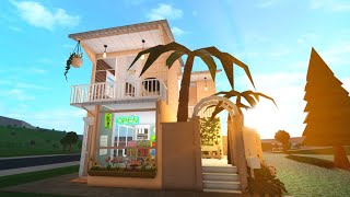 my NEW Tropical Shop Apartment in Bloxburg 🌴🛒