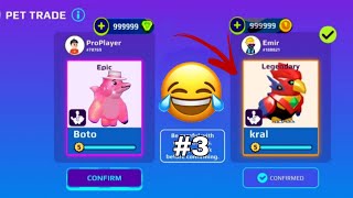 PK XD || NOOB TROLLING PLAYERS😂💔 WITH BOTO PETS 🤣 || TRADIND FUNNY MOMENTS #3 #pkxd #pkxdnewupdate