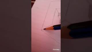 #pov :Let's make easy 3d illusion drawing - mind blowing 3d illusion🤯#shorts #shortsfeed #3dillusion