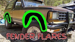 S10 BLAZER -- FENDER FLARES & PANEL BOND!!!