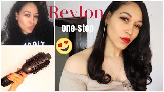 Trying the Revlon One Step Dryer and Volumizer My Review, Tips, and Techniques