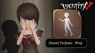 Perfumer's "Weep" Emote - Identity V × Project Zero II