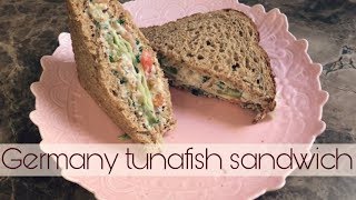 ساندوتش تونا بالطريقة الألمانية  |  Germany tunafish sandwich recipe 🇩🇪