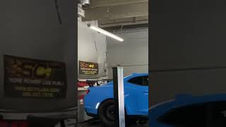 Dyno run 2022 Camaro ZL1 1LE - Headers and lower pulley