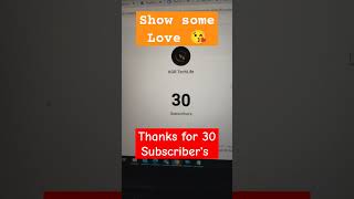 Celebrating 30 Subscribers! 🎉 Hard Work Pays Off 🙌