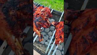 Chicken tandoori over charcoals#food #foryou #shortsfeed #viral #viralvideo #youtubeshorts #youtube