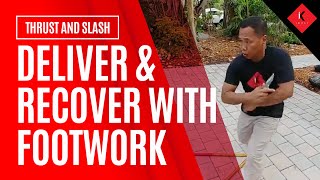 2.2 Kali Jab and Footwork | Filipino Martial Arts Thrust and Slash