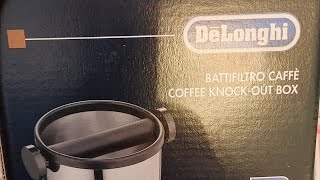 Un boxing DeLonghi Coffee Knock-out box review.