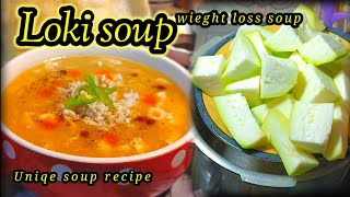 Louki soup recipe for weight loss|Louki soup To Burn Fat Fast |veg soup|winter soup@nosheenkakitchen