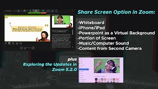 Exploring Share Screen Feature + ZOOM latest update #ZOOMathon