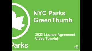 GreenThumb License Agreement Video Tutorial 2022