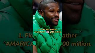 Top 10 Most Richest Boxers In The World 🌎 #shorts