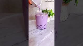 Ube bubble milk tea #shorts