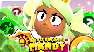 NOVA BRAWLER MANDY! - MECÂNICAS, PODERES ESTRELA, ACESSÓRIOS E MAIS... - BRAWL STARS