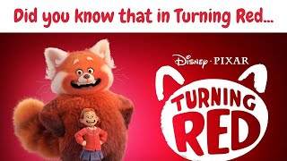 Did you know that in Turning Red...