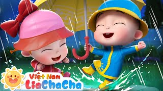 Lia và ChaCha hát dưới cơn mưa | Em bé mặc đồ đi mưa | LiaChaCha Ca Nhạc Thiếu Nhi Việt Nam