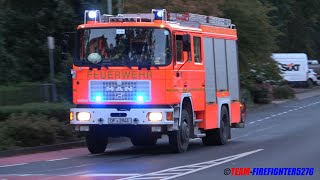 [Kellerbrand in Neu-Isenburg I Nachbarschaftliche Löschhilfe] Anfahrt von FF und DRK OV Dreieich