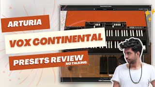 Arturia Vox Continental Presets 🎧🎵