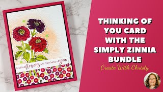 Make a Beautiful Thinking of You Card With Stampin' Up! Simply Zinnia