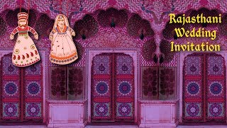 Rajasthani Marwadi Wedding Invitation Video for Whatsapp 2019 | Marwari Theme