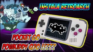 Como Instalar Retroarch en pocket go y powkiddy Q70 #retroarch #consolasretro #powkiddy #howto