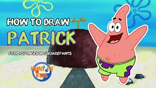 Drawing for Kids - How to Draw Patrick From SpongeBob - Art for Kids - Cartoon Drawing