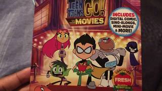 Teen Titans Go! To The Movies blu ray unboxing