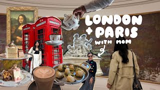 London + Paris with my Mom! (buckingham palace, afternoon tea, covent garden, the louvre, + more)