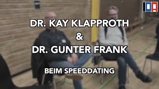 Die IDA-Spitzenkandidaten Dr. Kay Klapproth und Dr. Gunter Frank bei ihrem ersten Speeddating. 😍🌹