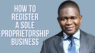 How To Register A Sole Proprietorship Business