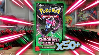 Opening 50+ Pokémon Shrouded Fable Packs WITH INSANE PULLS!