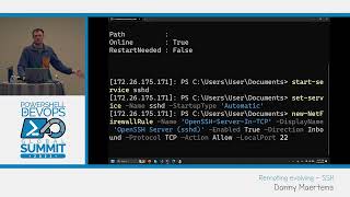 Remoting evolving - SSH by Danny Maertens
