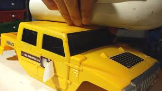 RC sticker removal hardbody or lexan shell pt. 1